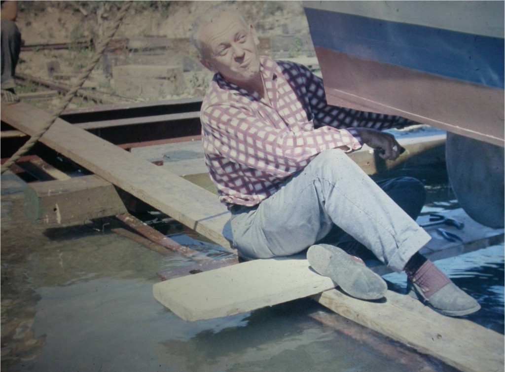 1960 bill morrison working on tonic at georgian marine